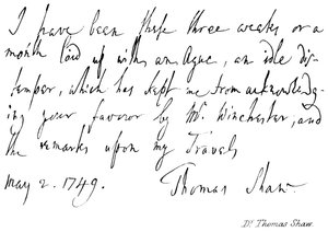Dr. Thomas Shaw alkotó: English School