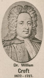 Dr. William Croft (mélynyomás) alkotó: English School
