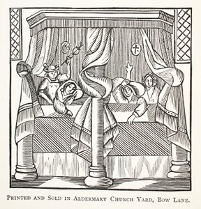Álmok és vakondok, illusztráció a Chap-books of the Eightenth Century-ből, John Ashton, pub. 1882 alkotó: English School