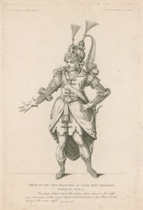 Kilenc álarcos ruhája Lord Hays házasságán, 1606-7. január 6. alkotó: English School
