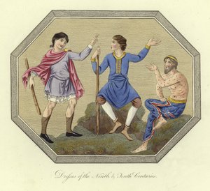 9. és 10. századi ruhák alkotó: English School