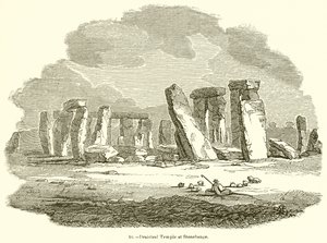 Druida templom Stonehenge-ben alkotó: English School