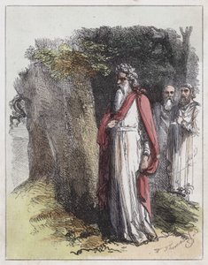 Druidák (színes metszet) alkotó: English School