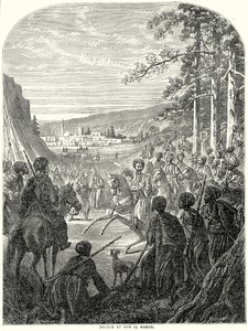 Drúzok Dar El Kamarban (metszet) alkotó: English School