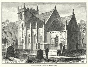 Duddingston templom, külső (metszet) alkotó: English School