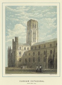 Durham katedrális, északnyugati nézet alkotó: English School