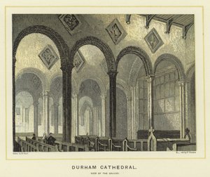 Durham katedrális, kilátás a Galileára alkotó: English School