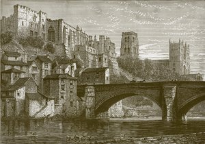 Durham, a folyóból alkotó: English School