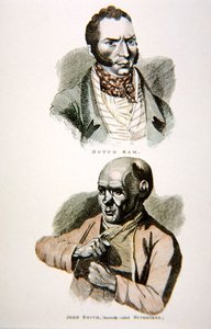 Dutch Sam és John Smith, egy 1812-ben kiadott metszetből (színes litográfia) alkotó: English School