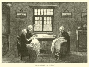 Holland belső tér Katwijkben alkotó: English School