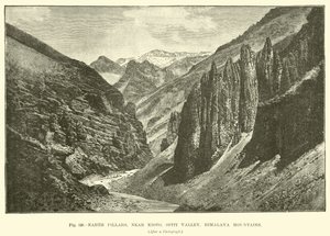 Földoszlopok, Kioto közelében, Spiti-völgy, Himalája-hegység alkotó: English School