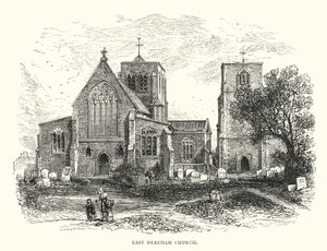 East Dereham templom (metszet) alkotó: English School