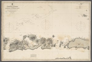 Keleti szigetcsoport, Lomboktól Floresig, beleértve a Paternoster- és Postillon-szigeteket; a … batávai kormány felméréseiből. [Admiralitási diagram], London alkotó: English School