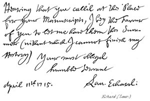 Echard (Laur :) alkotó: English School