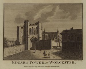 Edgars Turm in Worcester (Stich)