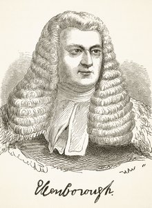 Edward Law, Ellenborough 1. báró William Hickman Smith Aubrey (1858-1916) „Anglia nemzeti és hazai története” című művéből, London, 1890 körül. alkotó: English School