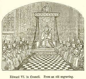 Edward VI. a Tanácsban alkotó: English School