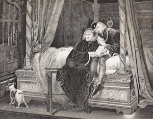 V. Edward és Richard, York hercege a toronyban, a „Történelmi arcképek galériájából”, 1880 körül megjelent alkotó: English School