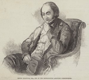 Edwin Chadwick, Esquire, a Metropolitan Sanatory Commissioners egyik tagja (metszet) alkotó: English School