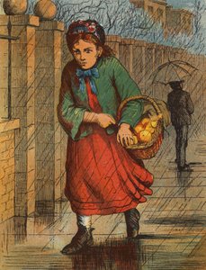 Effie és a narancsok (színes litográfia) alkotó: English School