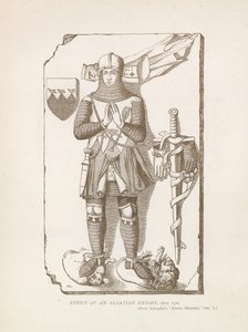 Egy elzászi lovag képmása, 1320 körül alkotó: English School