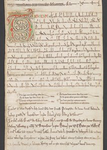 Egerton MS 2849, Membrane III, 1225-30 körül (pergamen) alkotó: English School