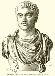 Elagabalus. (A Capitolium mellszobra, Császárok terme, 57. sz.)