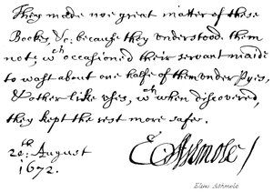 Elias Ashmole alkotó: English School