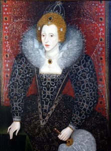 I. Erzsébet (1533-1603), 1590 körül (olaj, tábla) alkotó: English School
