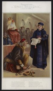 Ellen Terry Portia szerepében a Velencei kereskedőben alkotó: English School