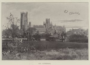 Ely székesegyház (litho) alkotó: English School