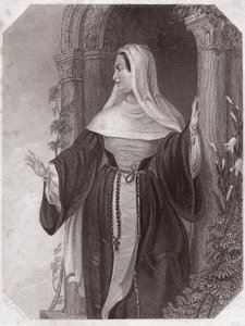 Emilie, Aegeon felesége, az efezusi közösség apátnője (A hibák vígjátéka) Emilia Lady Abbess Ephesusban (A hibák vígjátéka) - „” Galerie des femmes de Shakespeare, korai londoni művészek negyvenöt komoly portréjának gyűjteménye , dúsított alkotó: English School