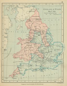 Anglia és Wales (színes litográfia) alkotó: English School