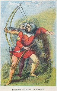Englische Bogenschützen in Frankreich