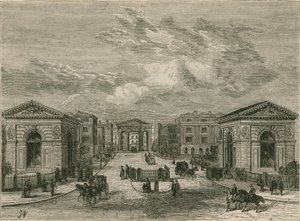 Az Euston Square pályaudvar bejárata alkotó: English School