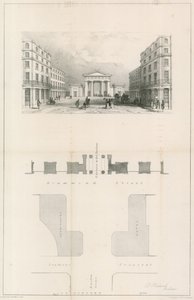 A londoni Euston pályaudvar bejárata alkotó: English School