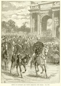 Napóleon és Victor Emmanuel belépése Milánóba