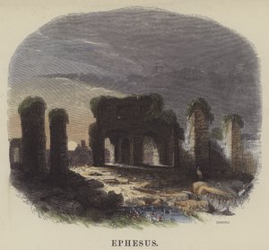 Ephesus (színes metszet) alkotó: English School