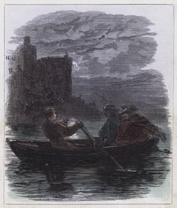 Második Jakab szökése (színes metszet) alkotó: English School