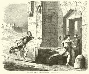 Flucht in eine Zufluchtsstadt (Numeri, xxxv)