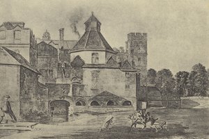 Eton College Kitchen, 1780 (mélynyomás) alkotó: English School