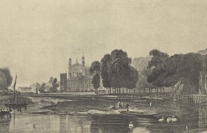 Eton College, Wharffal (mélynyomás) alkotó: English School