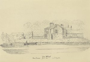 Eton Wharf, 1821 (mélynyomás) alkotó: English School