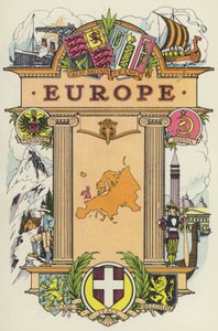 Európa (színes litó) alkotó: English School