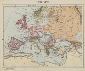 Európa (litográfia) alkotó: English School