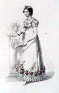 Estélyi ruha, divattányér az Ackermann