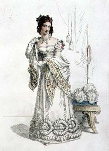 Estélyi ruha, divattányér az Ackermann
