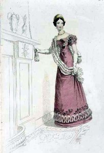 Estélyi ruha, divattányér az Ackermann