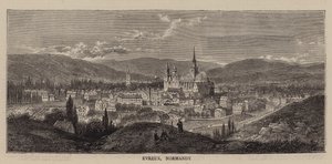 Evreux, Normandia (metszet) alkotó: English School