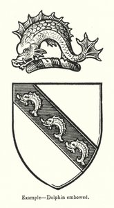 Példa, delfin domborítás (gravírozás) alkotó: English School